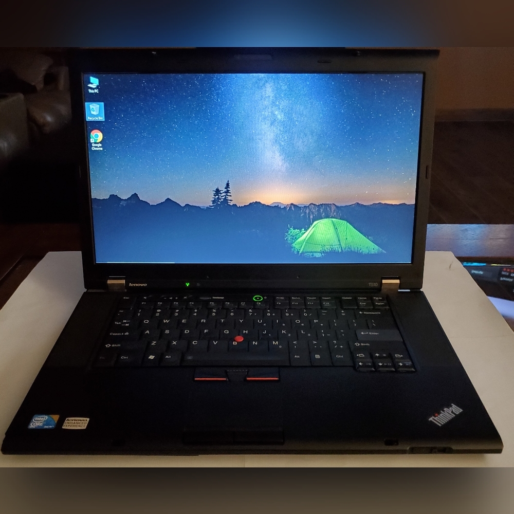 Lenovo ThinkPad T510 Intel i7 M 620 3.33GHz Upgraded to 512GB SSD, 8GB Ram Win11